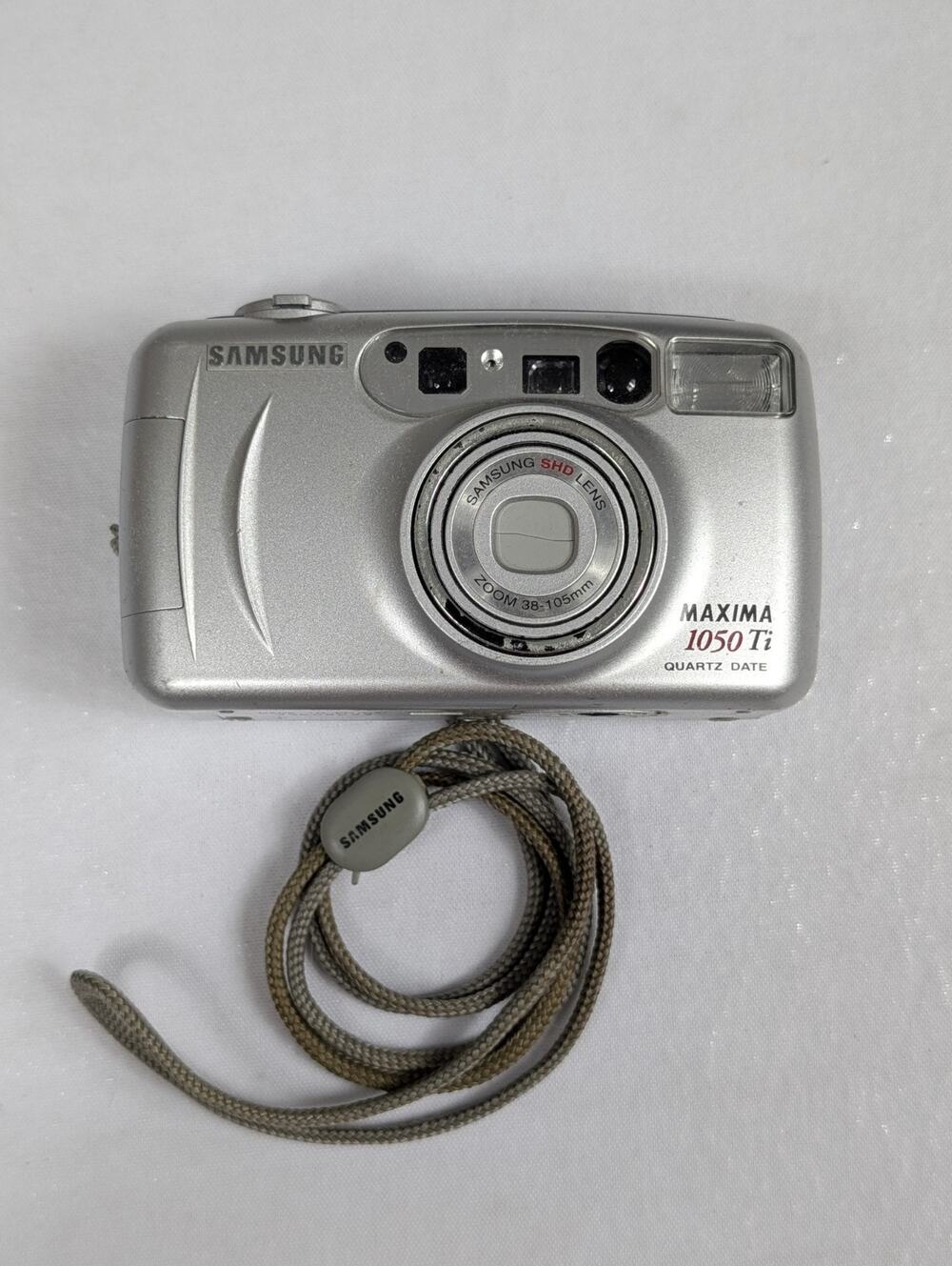 Samsung Maxima Zoom 105Ti Quartz Date 35mm Point & Shoot Film Camera PARTS ONLY